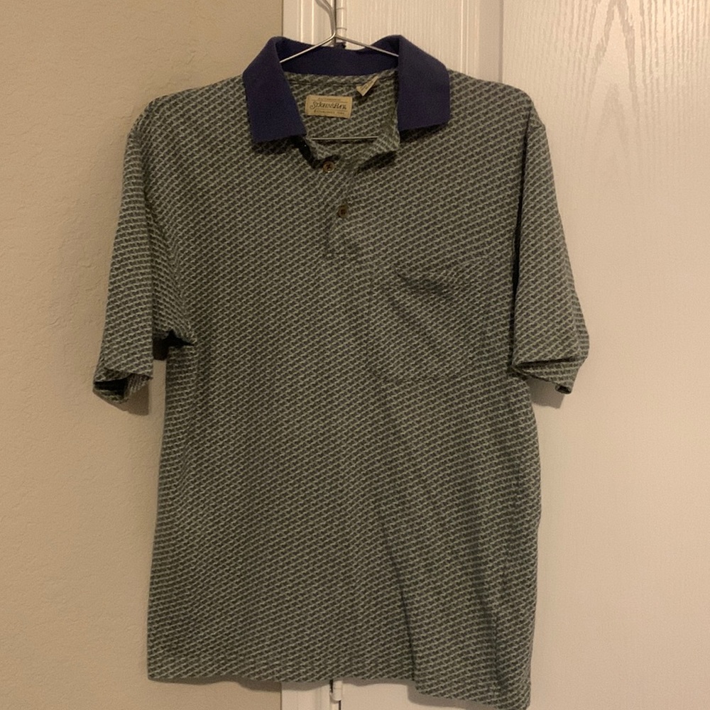 St. John's Bay Authentic Men’s Polo shirt Green Size Small